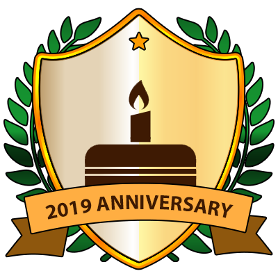 Badge 2019 Anniversary